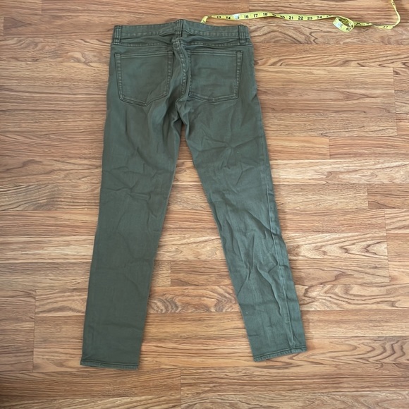 J. Crew Stretch olive green jeans size 25 - Picture 4 of 4